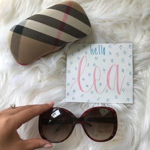 Authentic Burberry Oversized Sunglasses, acetate